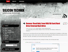 Tablet Screenshot of blogs.silicontechnix.com
